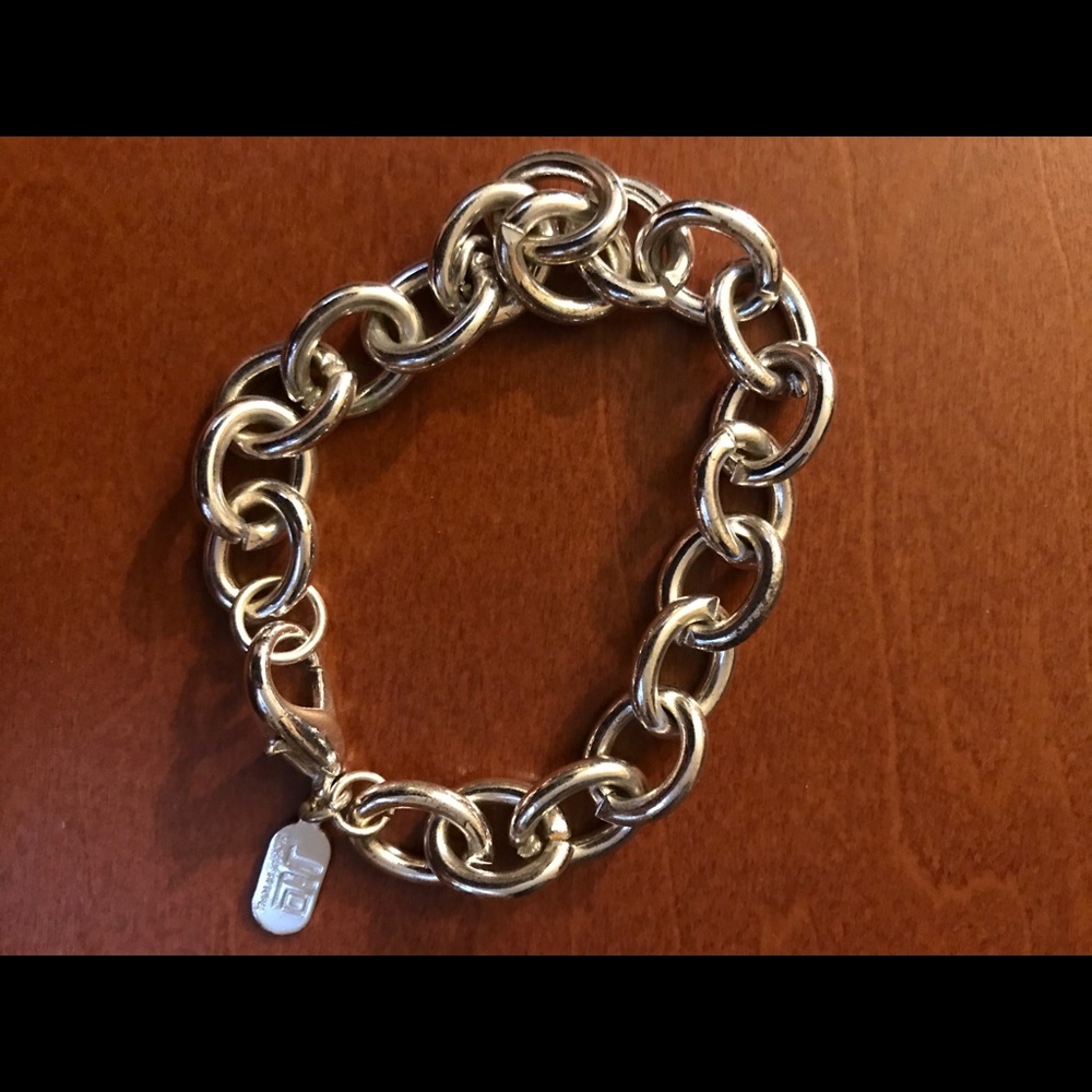 JLo silver bracelet